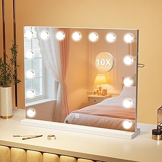 S'bagno Espejo de tocador con luces, 12 bombi...