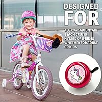 Vista 5 de ONIPAX Anillo de ciclismo para bicicleta, con sonido fuerte, animales adorables, dibujos animados, para niños, niñas, niños y scooters