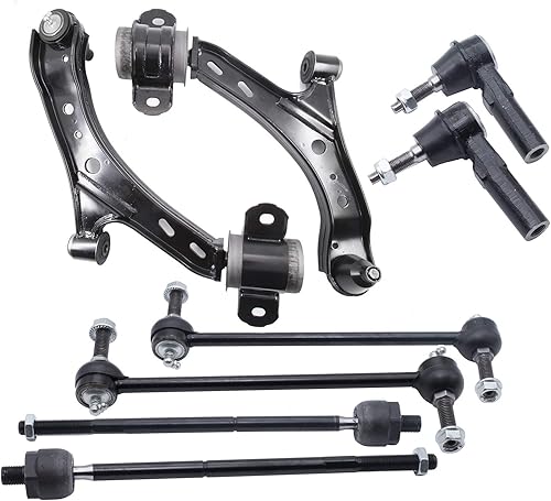 Kit de suspensión de brazo de control inferior delantero 8 piezas de repuesto para Ford Mustang 2005-2010 - No para modelos Shelby GT500