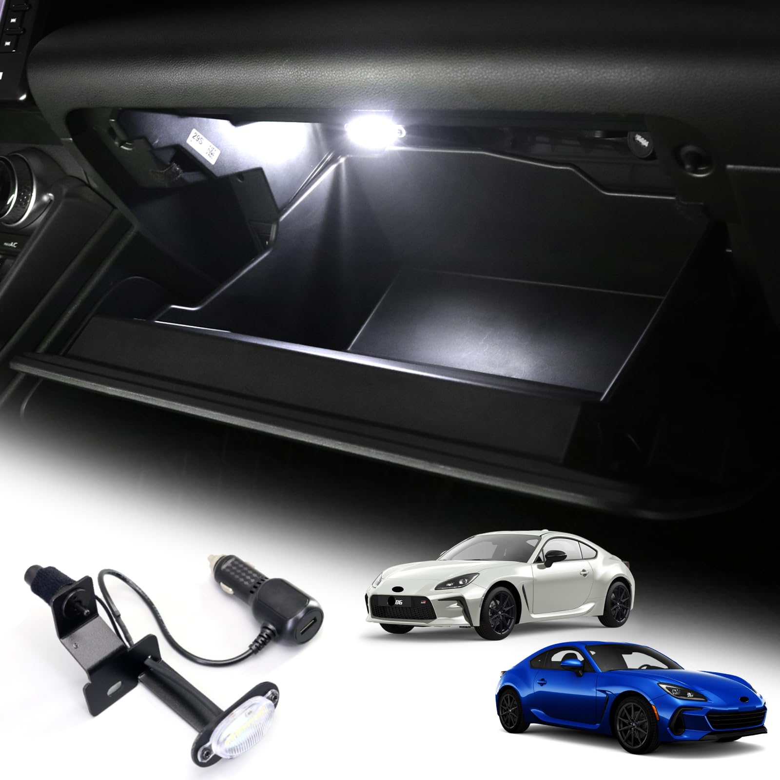gr86 cigarette lighter Amazon.com: KUNGKIC LED Glove Box Light for Toyota GR86 Subaru BRZ 2021  2022 2023 2024 2025 Automatic Lighting Car Convenience LED Lights Bulb with  USB Charging Port Interior Accessories DC 12V : Automotive