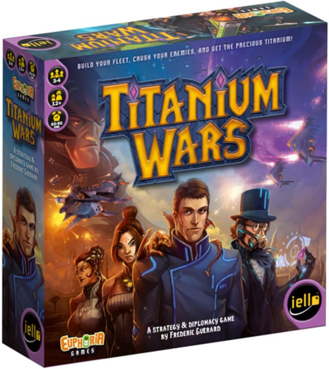 IELLO Titanium Wars Board Game Medium