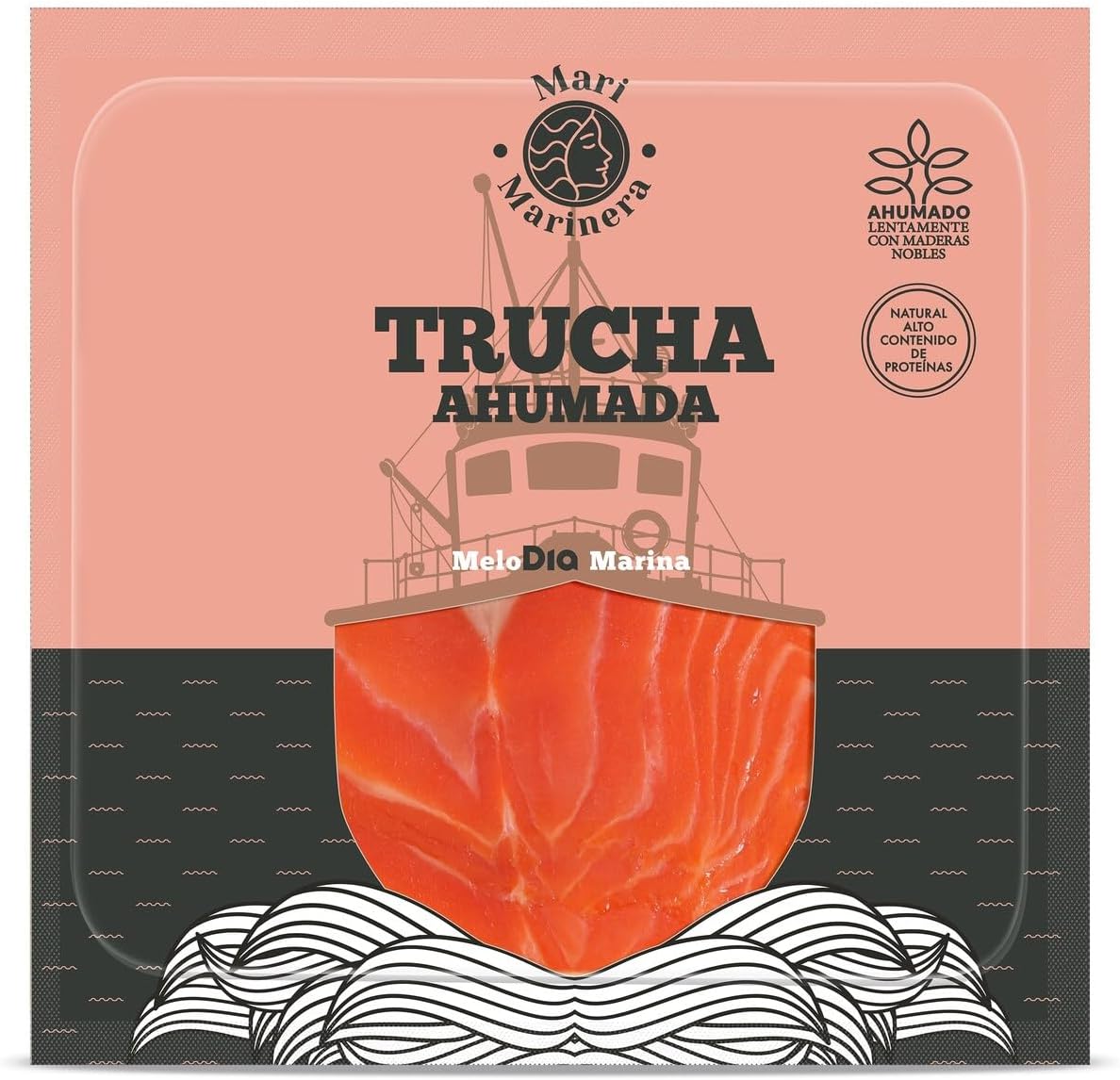 DIA MARI MARINERA trucha ahumada envase 100 gr