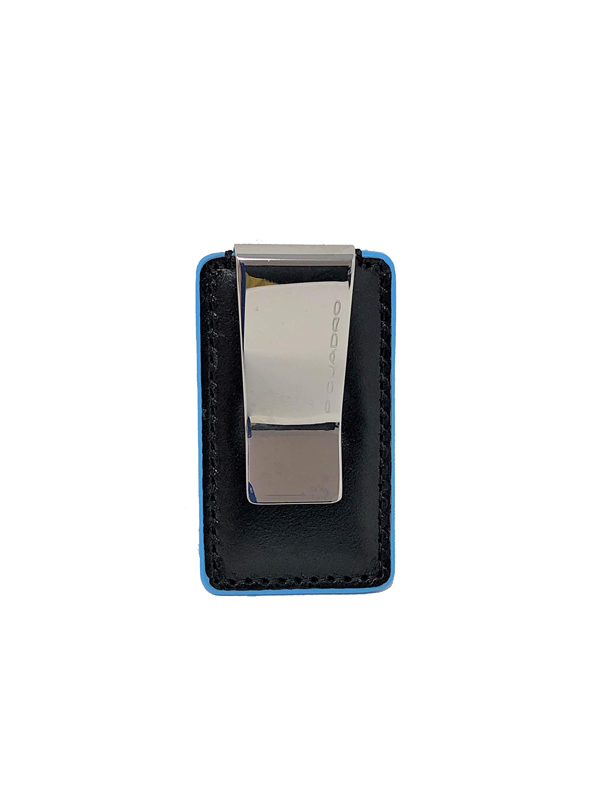 PIQUADRO – Ferma Banconote - In pelle – Blue Square – Unisex - Colore Nero