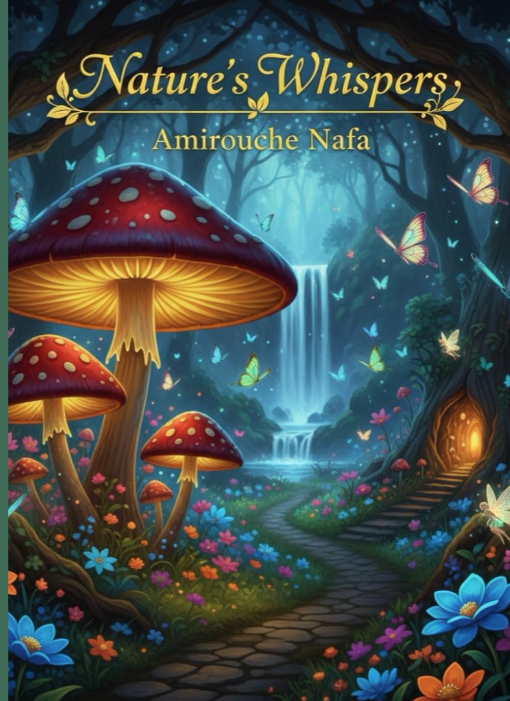 Nature’s Whispers: A Relaxing Journey Through Enchanted Forests & Mystical Mushrooms: A stress relief coloring book