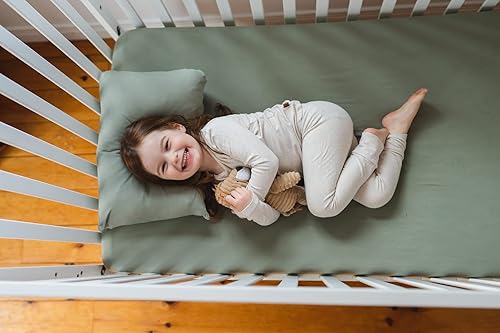 Miniatura 7 de Pobibaby - Paquete de 2 fundas de almohada de alta calidad para niños pequeños - Tejido de jersey ultrasuave - Almohada para cuna, almohada para