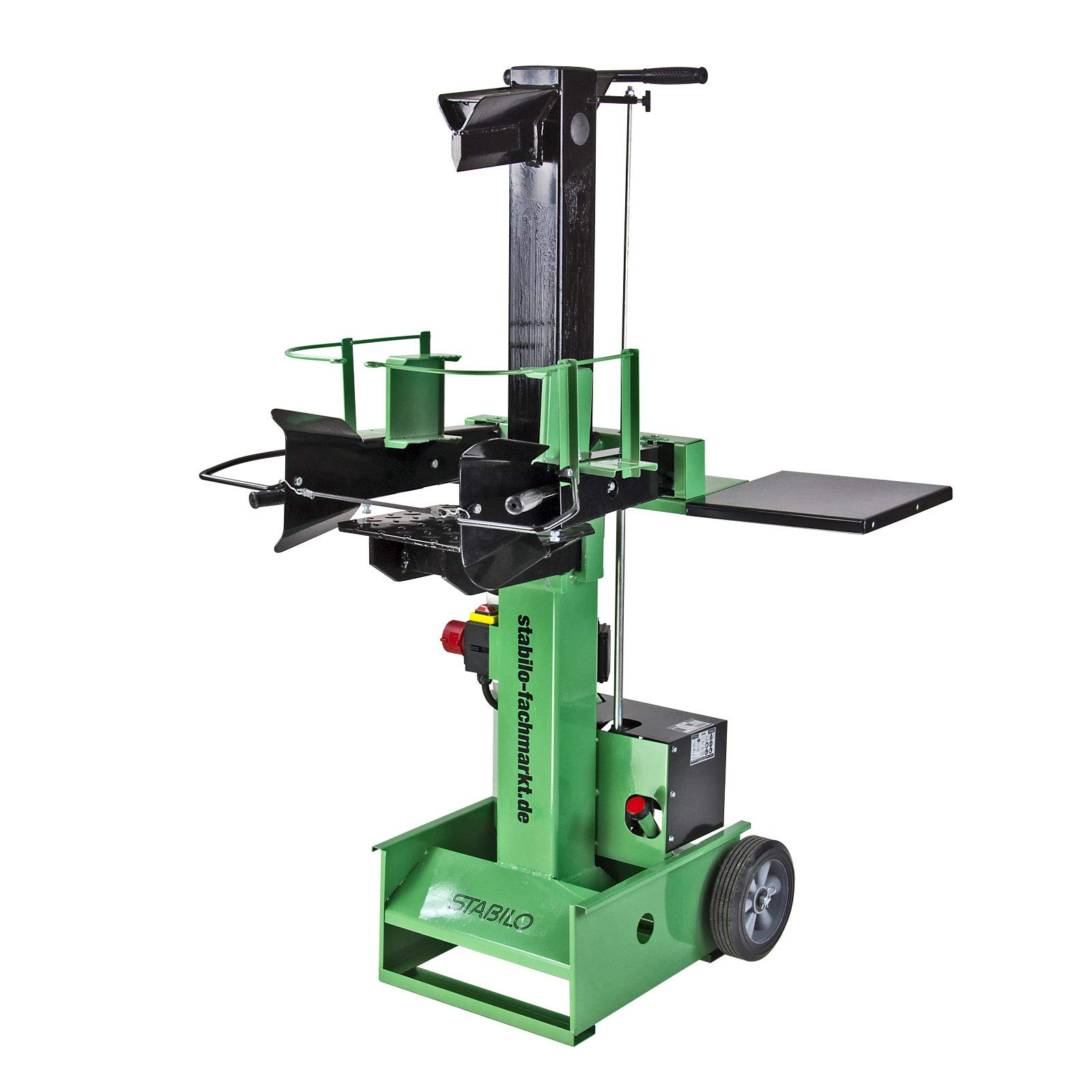 DEMA Elektro-Holzspalter 8 t – Stehend, Meterspalter, Hydraulikspalter, Brennholzspalter, Kaminholzspalter – 400 V, 3 kW, robust, kraftvoll, vielseitig – Garten, Werkstatt, Brennholz