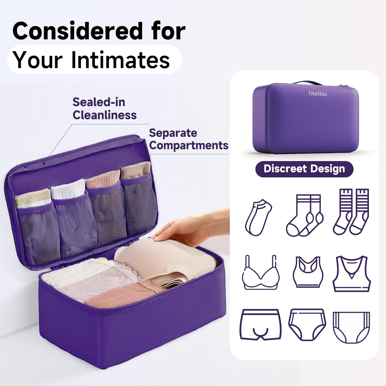 9 Set Packing Cubes for Travel, Gifts for Women Mom,Anti-Tearing Suitcase Organizer for Luggage Carts with Shoe & Hanging Toiletry Bag,OlarHike Vacation Essentials & Accessories for Cruise Ship