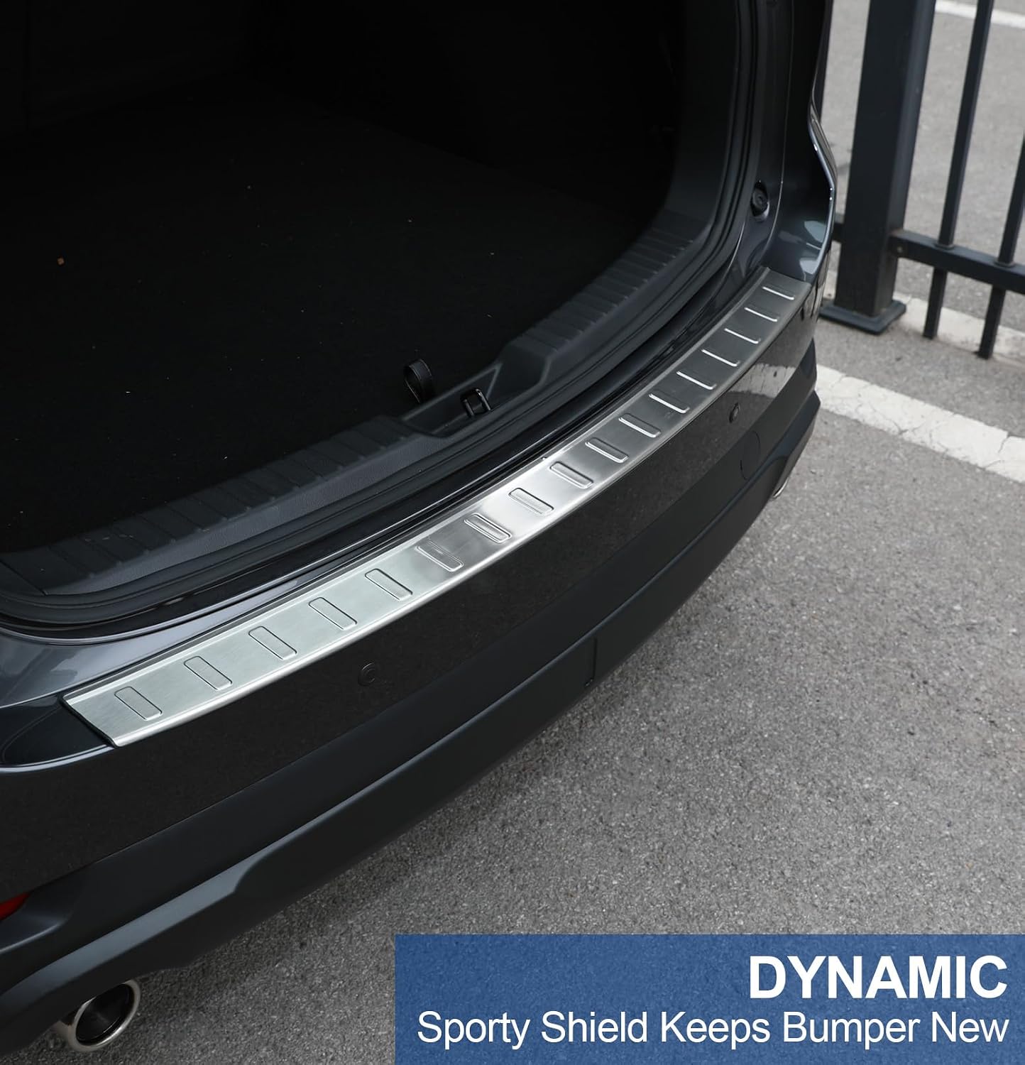 Rear Bumper Guards for 2017-2025 Mazda CX-5, 304 Stainless Steel Material Trunk Door Entry Protector for Mazda CX5 CX 5