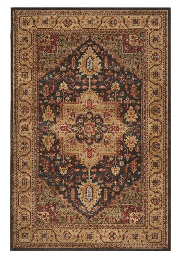 Tapis marine et naturel Safavieh Mahal 91x152 cm pour salon et chambre