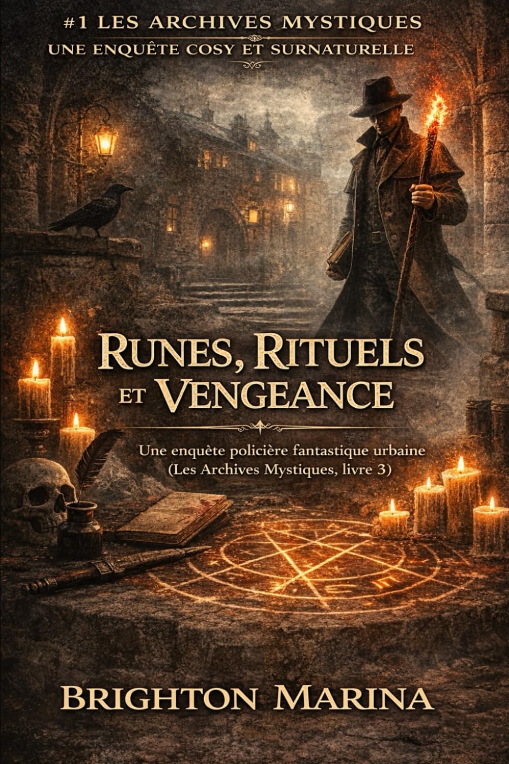 RUNES, RITUELS ET VENGEANCE: Une enquête policière fantastique urbaine (Les Archives Mystiques, livre 3) (Les Archives Mystiques – Une enquête cosy et surnaturelle)