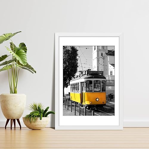 Vista 367 de LaVie Home - Portarretratos de 18 x 24 pulgadas, fotos de 16 x 20 pulgadas con paspartú, de 18 x 24 pulgadas sin paspartú, plexiglás pulido, Negro