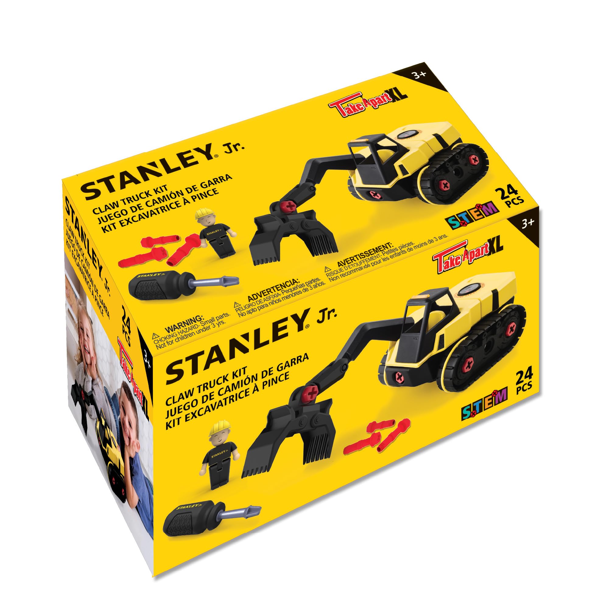 Amazon.com: Red Toolbox Stanley Jr - Take a Part Claw Truck
