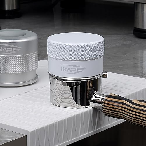 Vista 25 de IKAPE Productos de café, distribuidor de café de 2.087 in, distribuidor de café expreso adaptativo a la gravedad, se adapta a todos los portafiltros