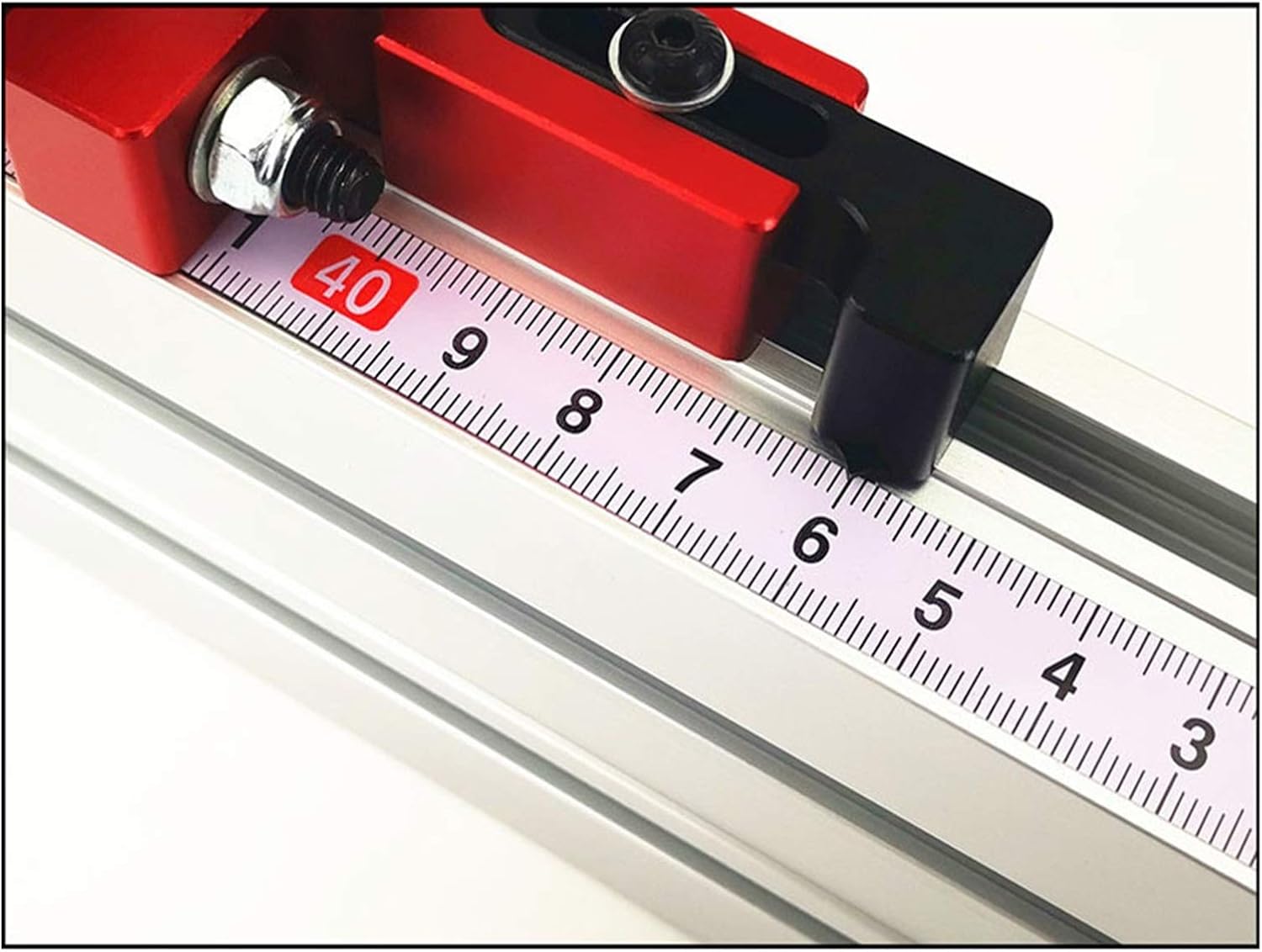 60/80/100cm 75mm Height Miter Track T-Track Stop Sliding Brackets T-Slot Aluminium Profile Woodworking Workbench DIY Accessories LiMePng (Color : 600mm)