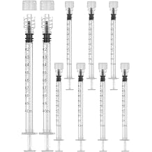 3mL Sterile Luer Lock Syringe Without Needle,Individually Wrapped, Leak-Proof Safety Lock Design for Lab Use and Home Care50 Pack