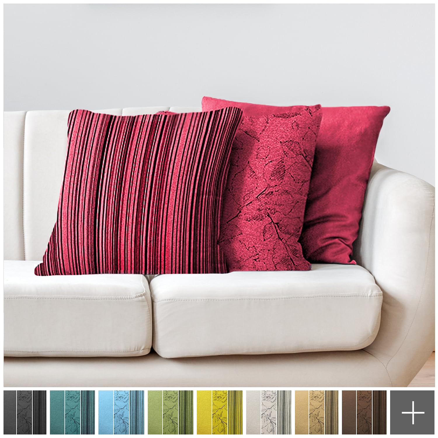 Kissenbezug "Paris Eiffelturm" – 40 X 40 Cm, Aus Baumwolle-Leinen, Mit Unsichtbarem Reißverschluss – Deko-Kissen Für Sofa, Bett & Auto