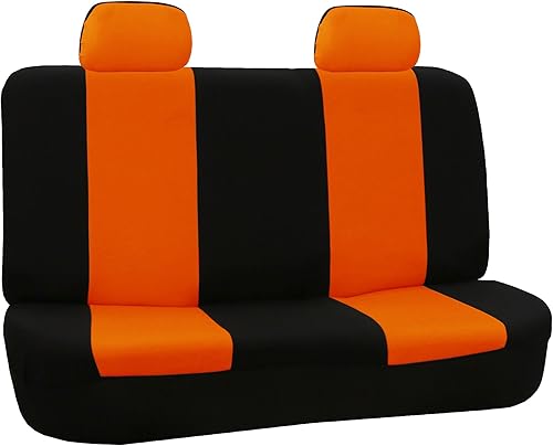 Miniatura 8 de FH Group Funda para Asiento de Coche para Asiento Trasero de Tela - Ajuste Universal para Coches con Banco Sólido, Protector de Asiento de Coche
