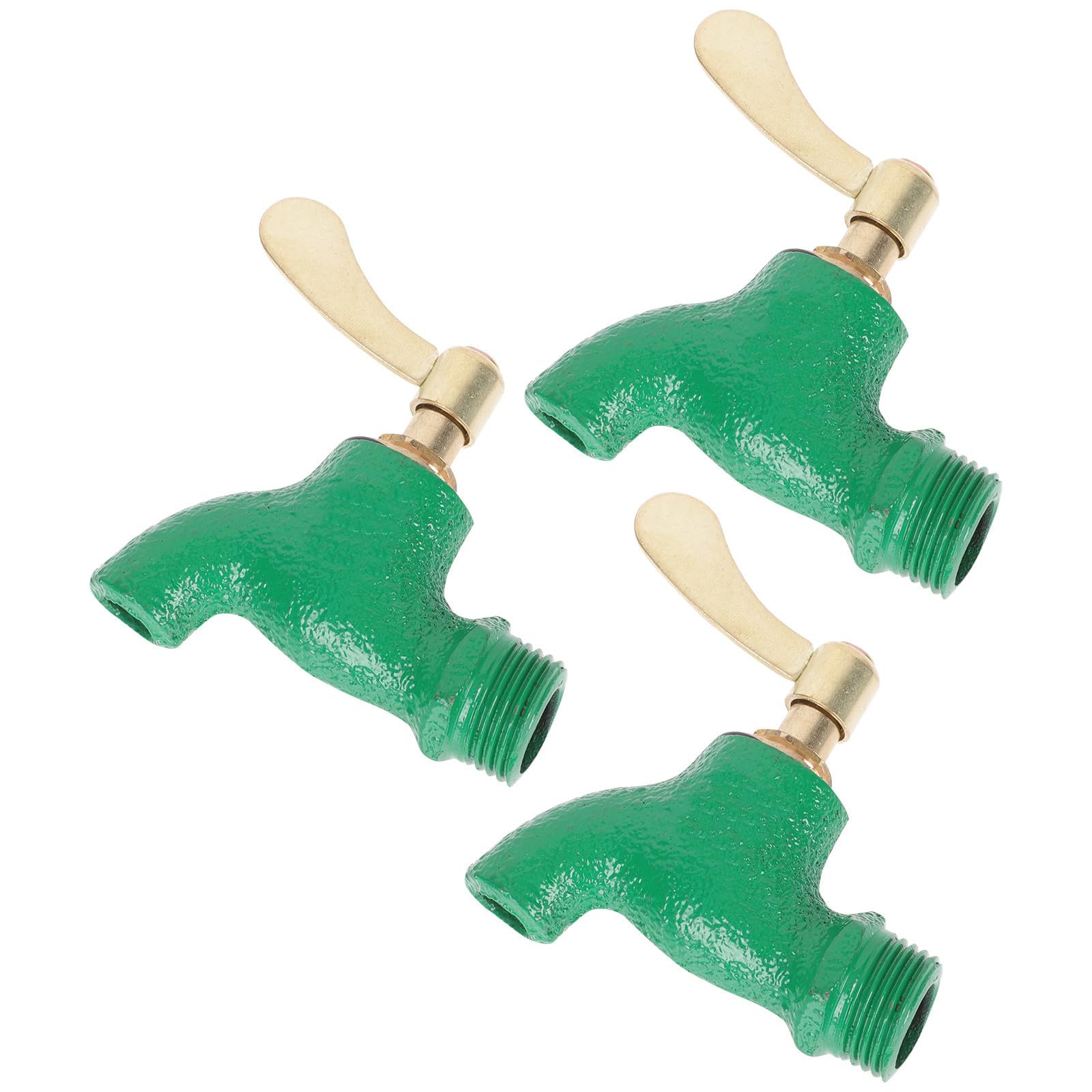 Grifo de hierro 3/4 con fácil ajuste de flujo y temperatura para lavadero y jardín