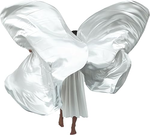 Miniatura 3 de Wuchieal Banderas de adoración semicírculo grandes y suaves de 74 x 55 pulgadas, bandera de semicírculo de satén con varillas escalables, 1 par