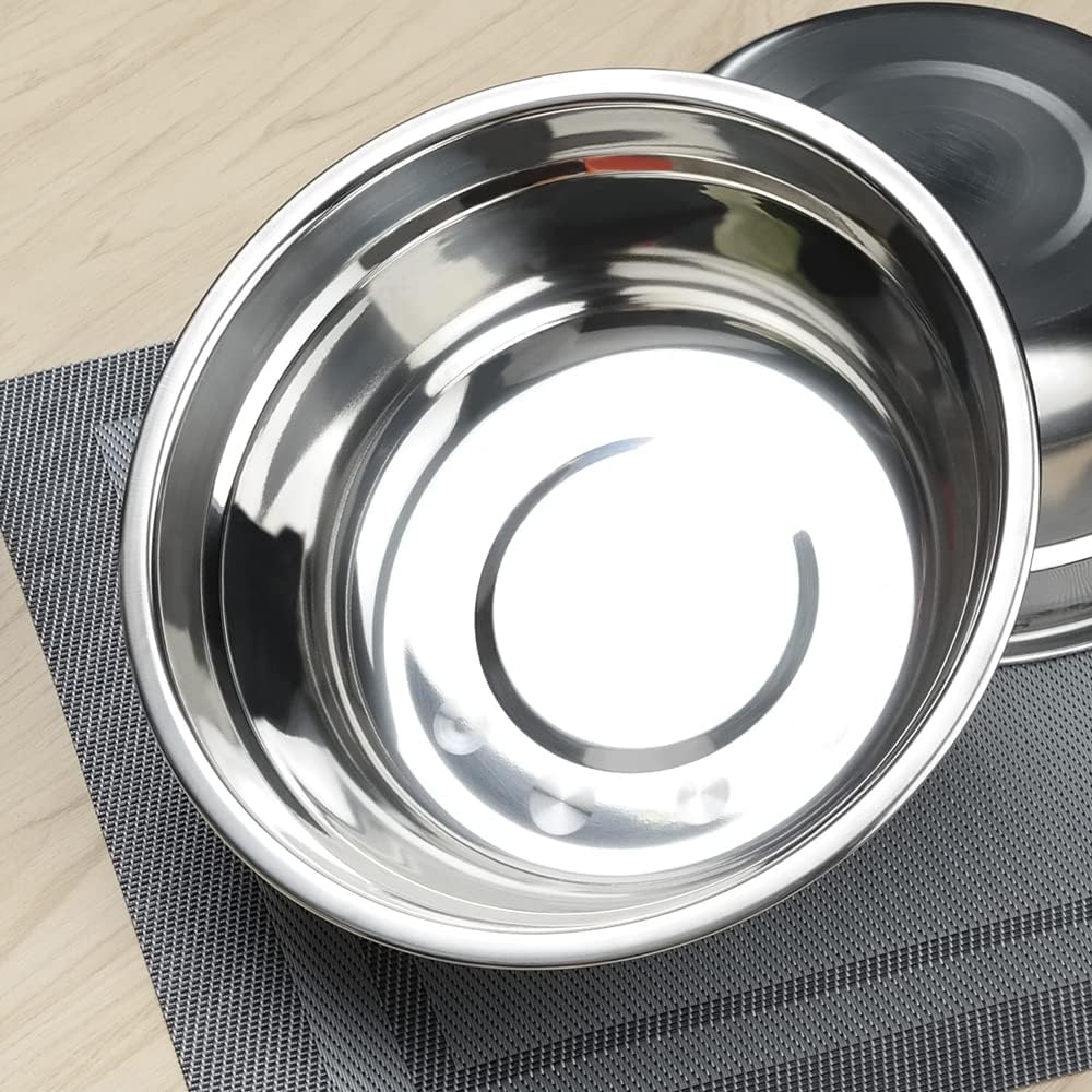 Begale 4-Pack Stainless Steel Mixing Bowls, Metal Prep Bowls - Image 4