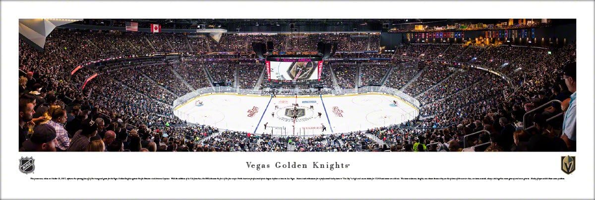 Vegas Golden Knights, Inaugural Game - NHL Posters, Framed Pictures and Wall Decor by Blakeway Panoramas