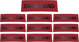 Official Big Jeff Audio BASSHEAD Heat Shrink 4 to 6 Gauge 10 Pack Red.