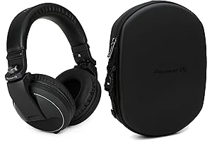 Pioneer HDJ-X5 Pro DJ Headphones with HDJ-HC02 Case