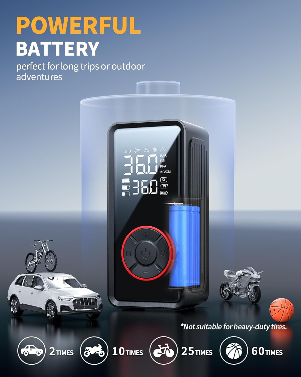 Rev Up Your Ride: The Ultimate Review of the 3X Faster Tire Inflator!