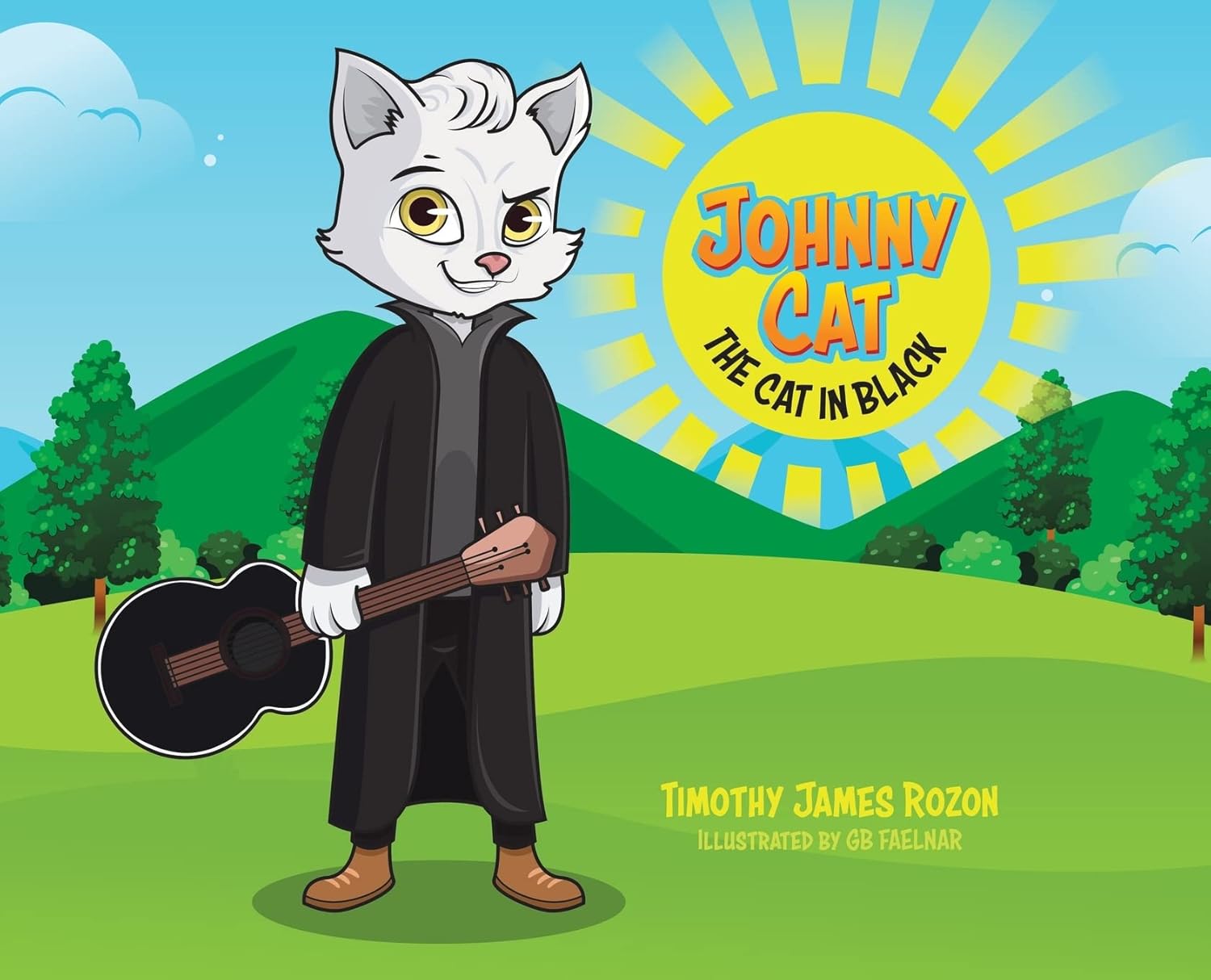 Johnny Cat. The Cat In Black. Rozon, Timothy James, Faelnar, Gb