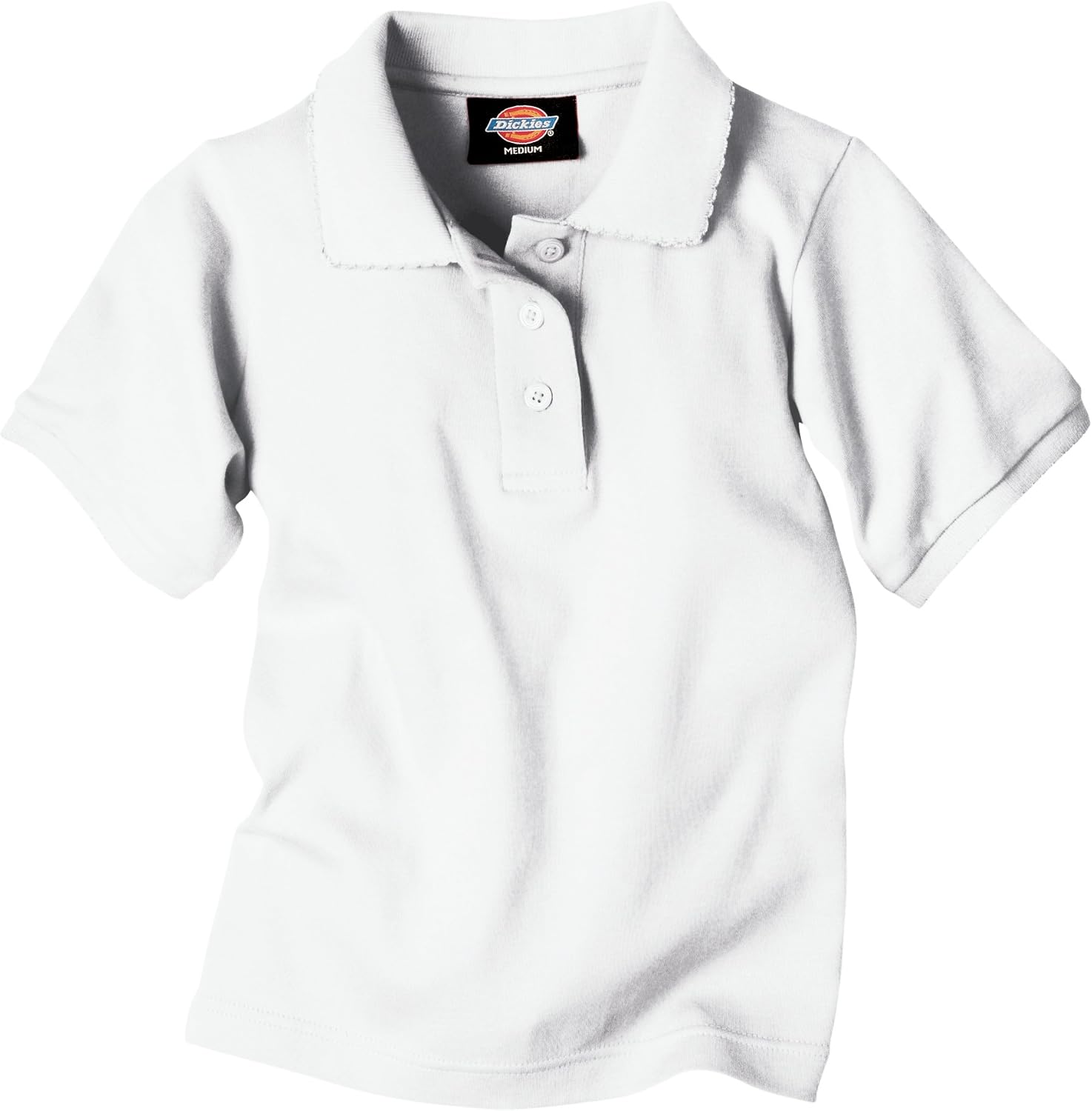 Dickies Big Girls' Picot Collar Top