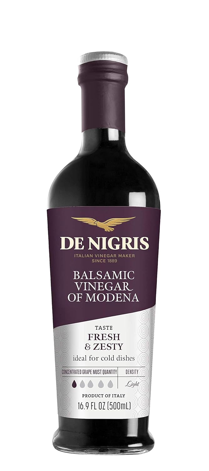 De Nigris Balsamic Vinegar Of Modena, White Eagle, 16.9 Ounce (Pack of 6)