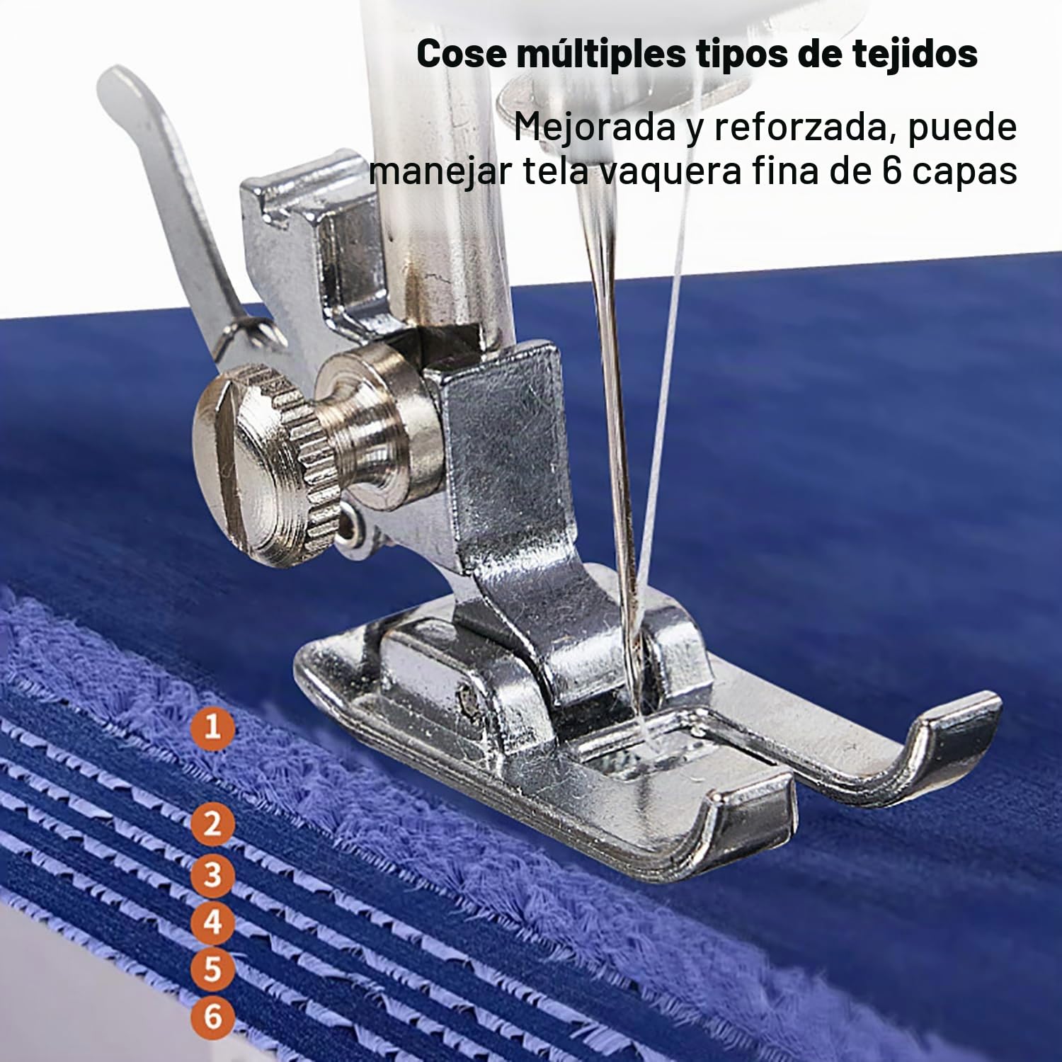 Maquina de Coser Portátil，Sewing Machine，Máquina de Coser para Principiantes con 38 Programas de Costura con Accesorios，con Mesa Extensora Grande，Ideal para Principiantes y Avanzados
