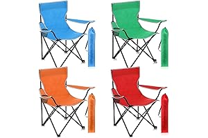 Portable Folding Camping Chair Set of 4