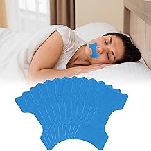 Scettar 100 Pieces Anti Snoring Mouth Strips, Mouth Tape for Sleeping Mouth Tape for Sleeping, Relieve Snoring Adhesive Tape for the Mouth for Sleeping to Breathe Less Through the Mouth