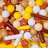 Vista 10 de Paquete de 100 pelotas para piscina de bolas - Bolas de plástico a prueba de aplastamiento y libres de BPA para carpa, casa de juegos, juguete