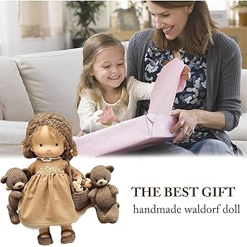 ウォルドルフ人形　ぬいぐるみ　着せ替え人形 ウォルドルフ人形 材料キット 着せ替え人形 004：B体(30cm