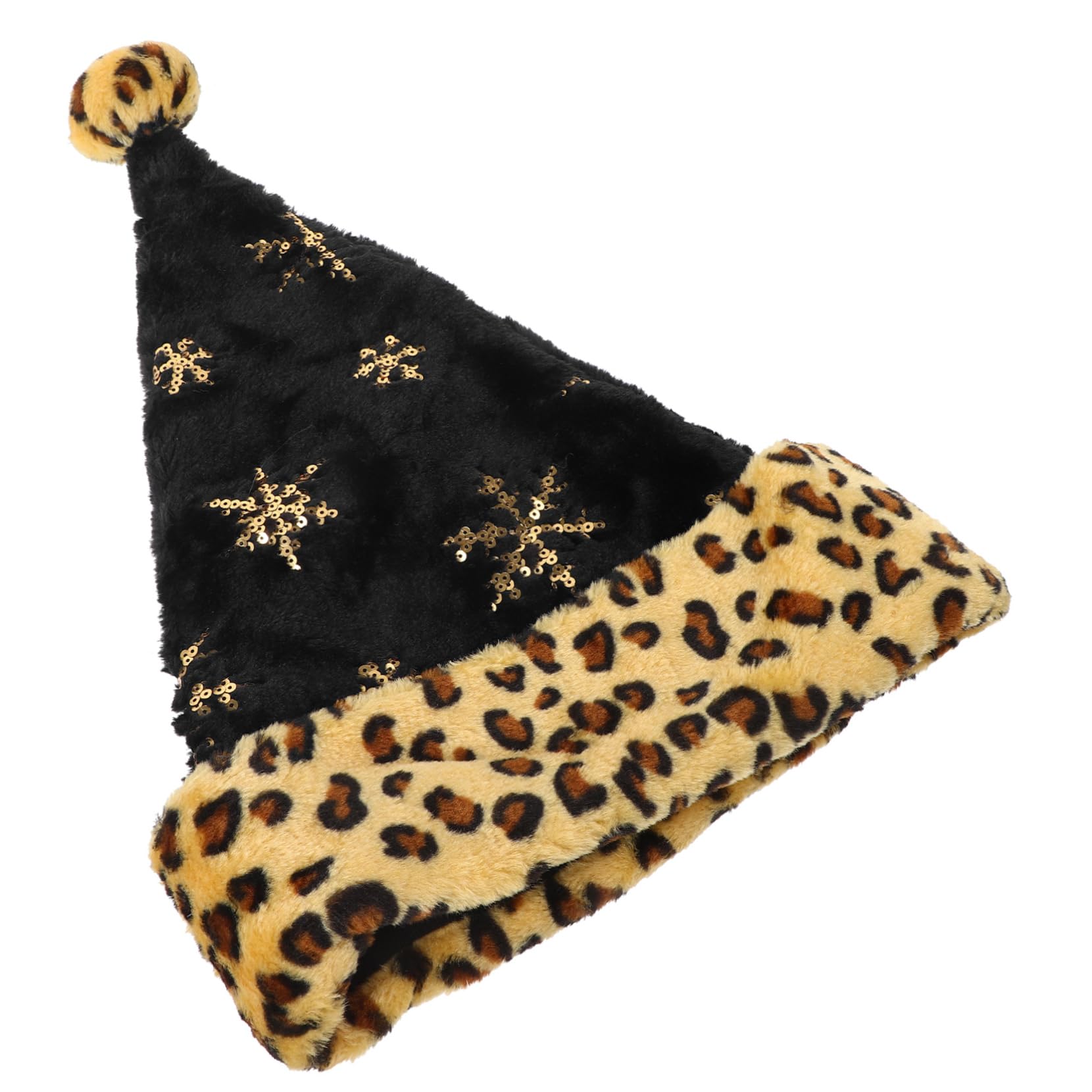 GALPADA Cappello Natalizio Con Stampa Leopardata Berretti Da Uomo Copricapo Simpatico Cappello Di Rana Berretto Caps Di Compleanno Cappelli Di Halloween Peluche