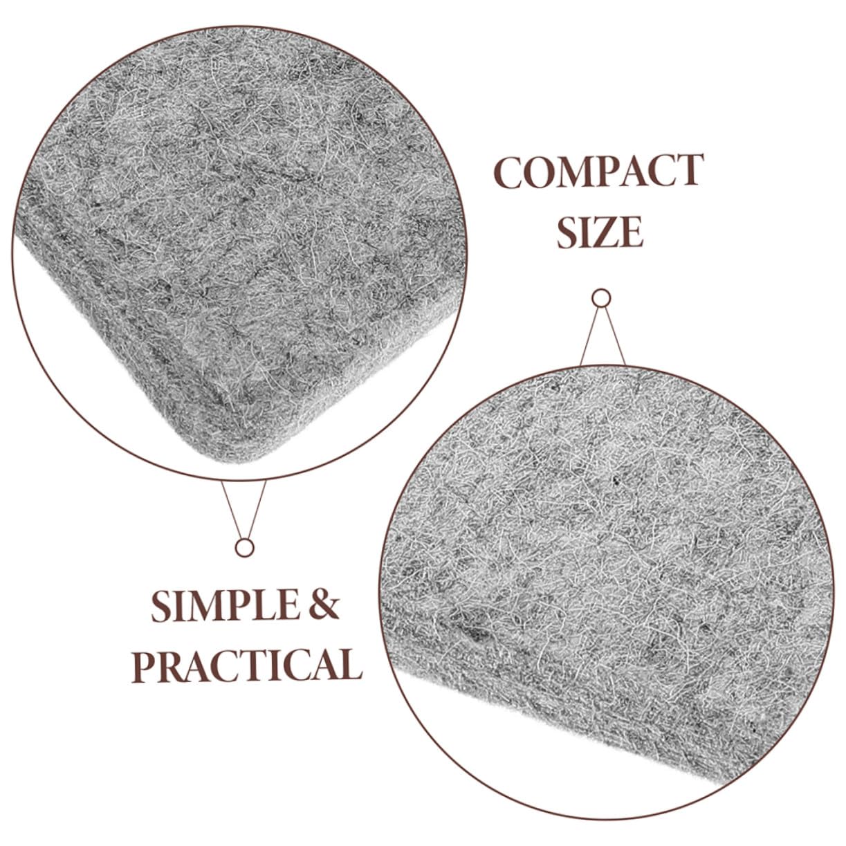 Tappetino Stiratura in Feltro Riutilizzabile per Tavolo 30x35, 5 Cm | Resistente al Calore, Design Compatto per Spazi Ridotti, Adatto a Forniture da Stiro