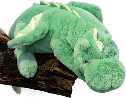 Animales de peluche con peso de 40 pulgadas, 2 libras, lindo dragón de peluche, juguete de dinosaurio con peso para niños y adultos, regalo o