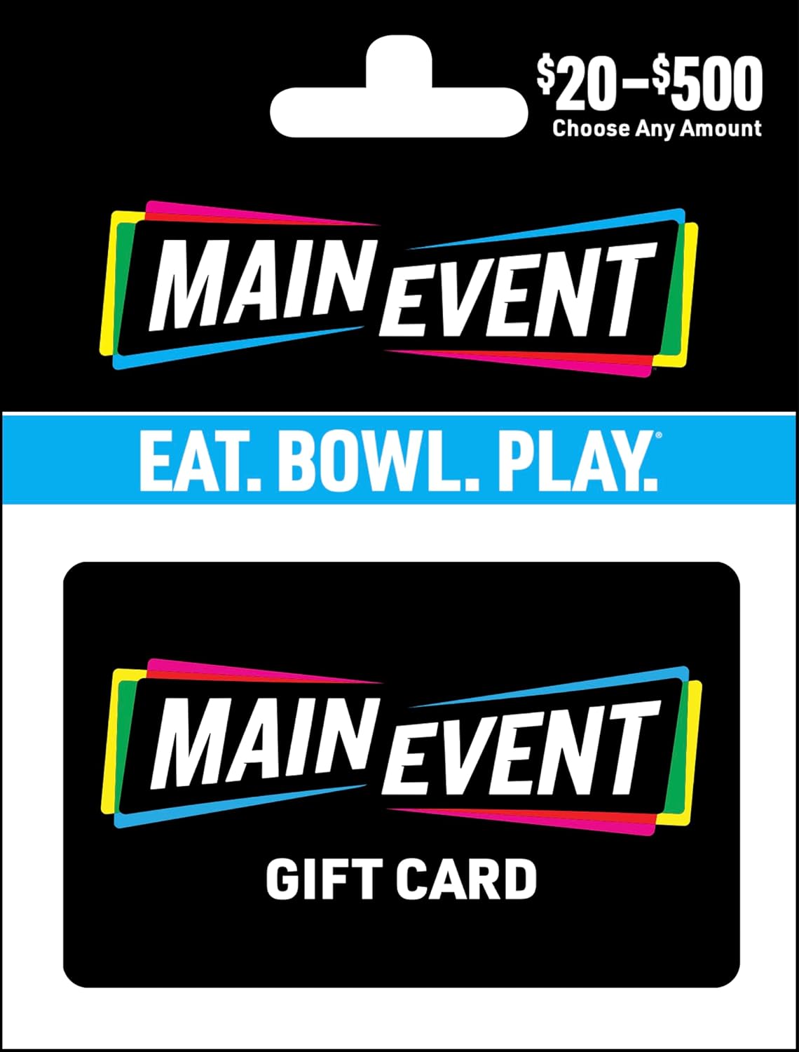 Main Event Entertainment Gift Card