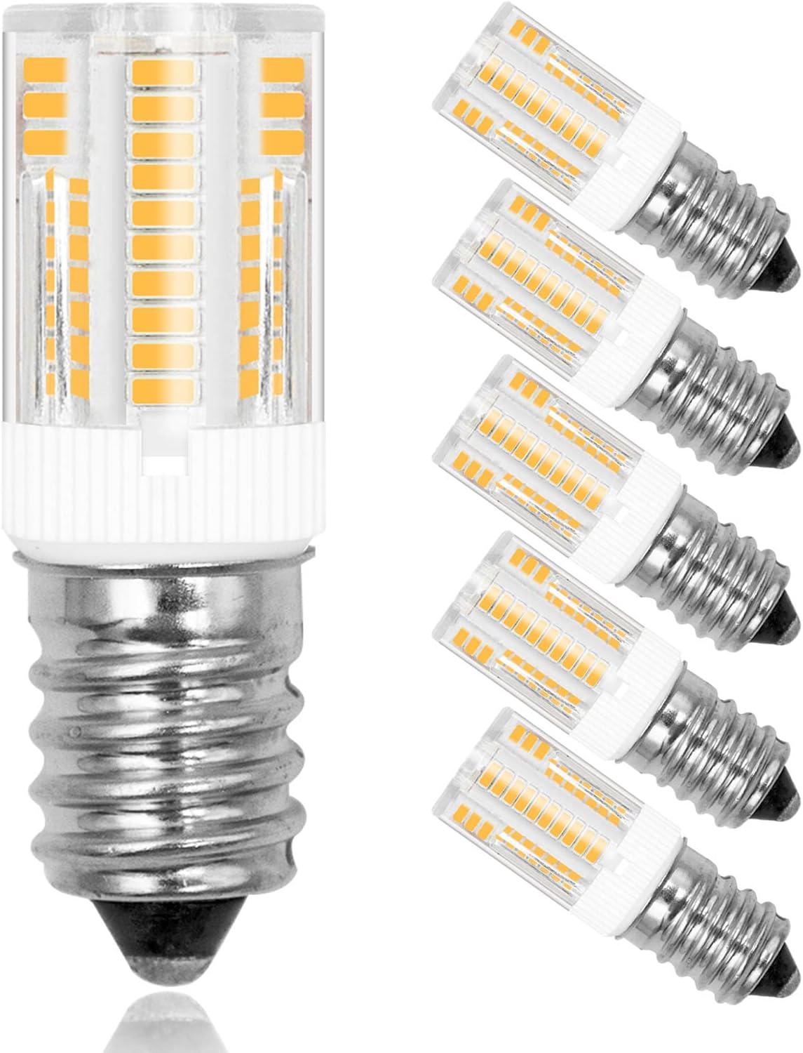 TZHILAN E14 LED Light Bulbs Home Decorative Lighting 2W Dimmable Warm White 2700K SES Small Edison Candelabra Screw Base 20W Equivalent Energy Saving LED Bulbs Pack of 5 [Energy Class G]