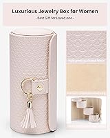 Vista 29 de Vlando Viaggio - Joyero pequeño, caja de almacenamiento para accesorios de viaje A. Gris