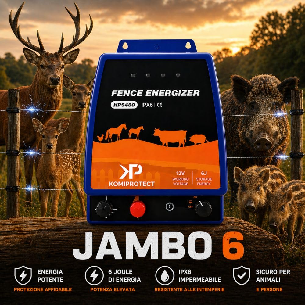Elettrificatore JAMBO 6 Super Potente 6J fino a 40 KM
