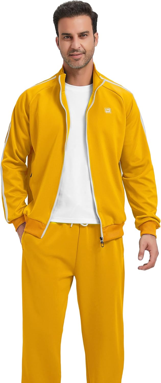 Men's Tracksuits Athletic Sportswear Casual Full Zip Sweatsuit for Men 2 Piece Outfits - Image 3