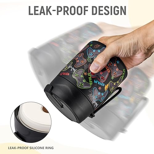 Miniatura 4 de Termo para sopa de 17oz para alimentos calientes, termo aislado para niños con jarra de alimentos al vacío con cuchara de acero inoxidable de boca