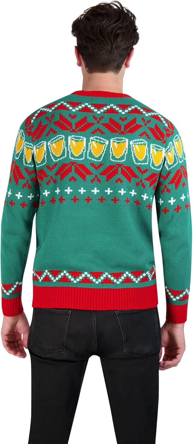 Holiday Hype Men's Ugly Christmas Sweater Holiday Pullover Traditional Fun - Image 5