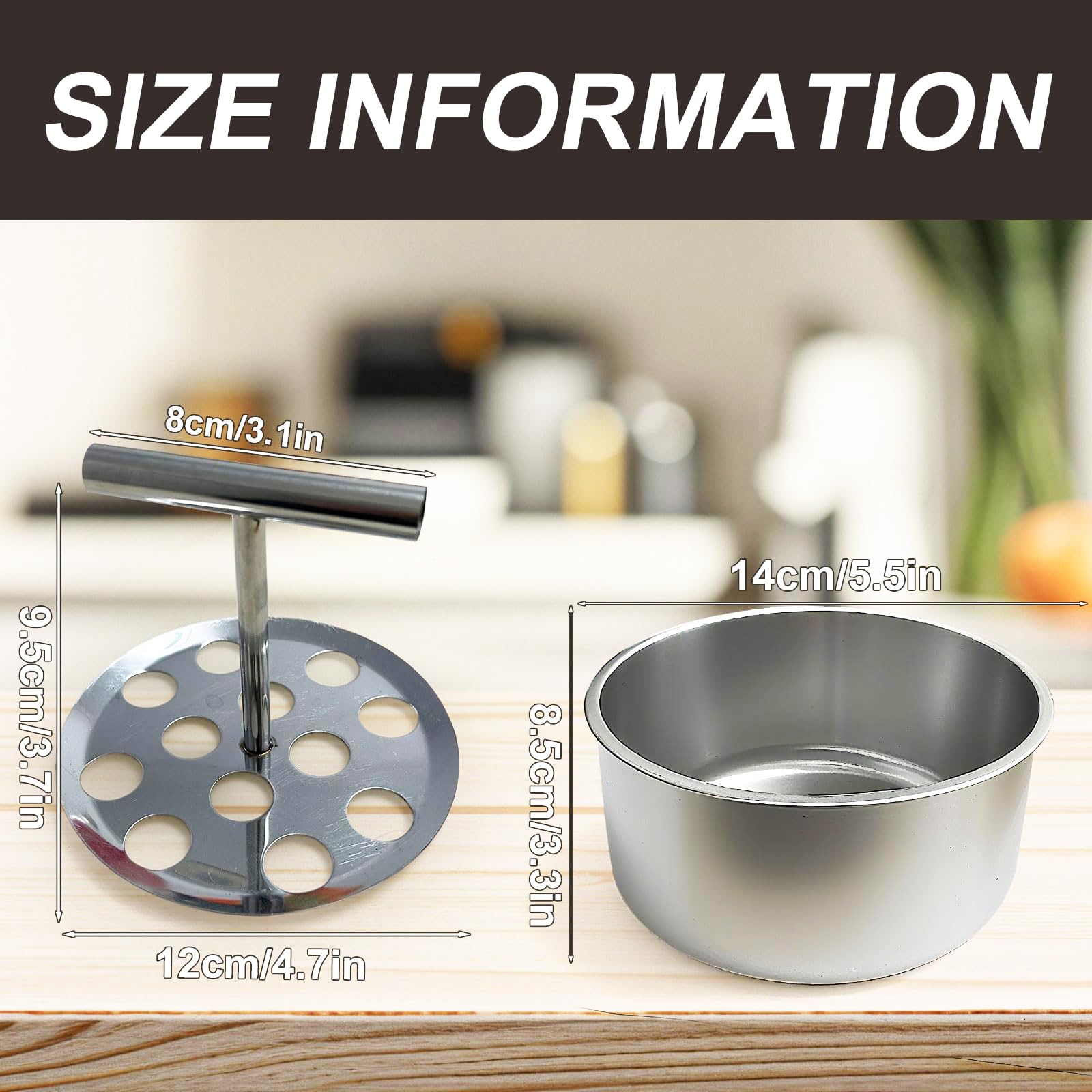 Polpette Macchina per Polpette in Acciaio, Formina per Polpettes, Manuale Baller Maker Macchinas, Formatrice Portatile per Polpettes, Riutilizzabile Macchina per Meatballs di Carne