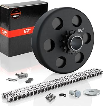 1PZ Go Kart Clutch 5/8 Bore 11 Tooth with #35 Chain and Accessories