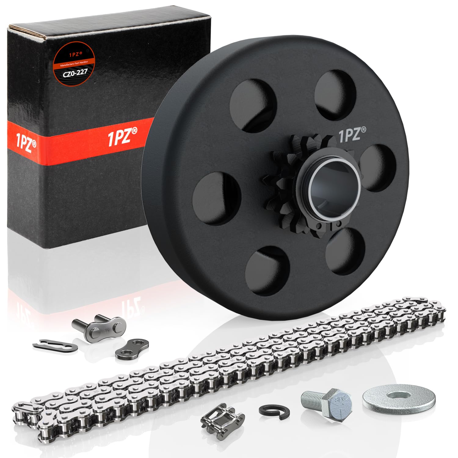 1PZ CK2-JG4 - Embrague Go Kart de 5/8 pulgadas, orificio de 11 dientes con cadena #35 y accesorios para embrague centrífugo Predator 212 11T, perfecto para Go Kart, Minibike y Fun Kart Engine