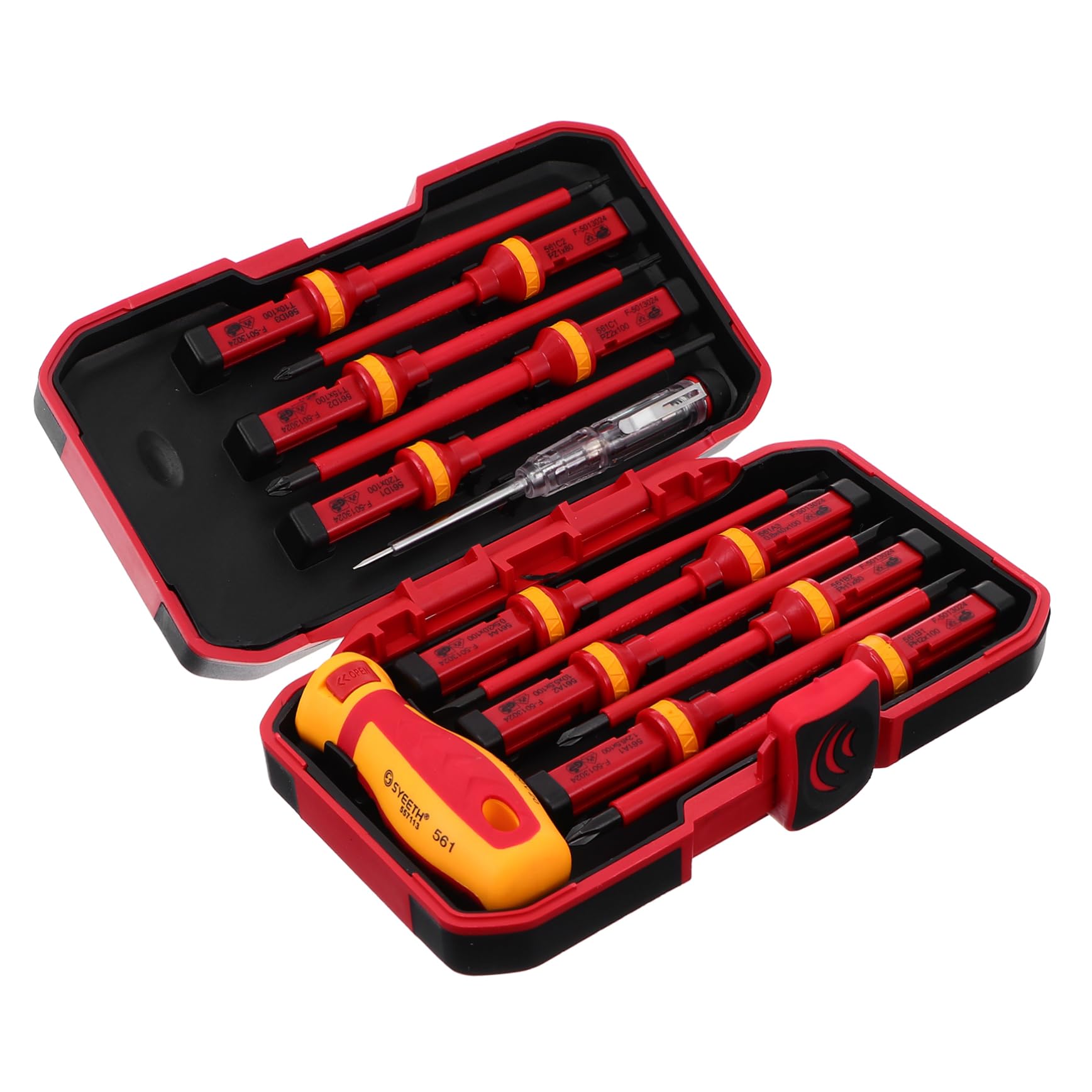 Set Cacciaviti 13 in 1 per Smontaggio Tablet PC e Telefono | Lega V, Rosso, Apertura Telefono e Uso Semplice, Compatto per Interventi Rapidi